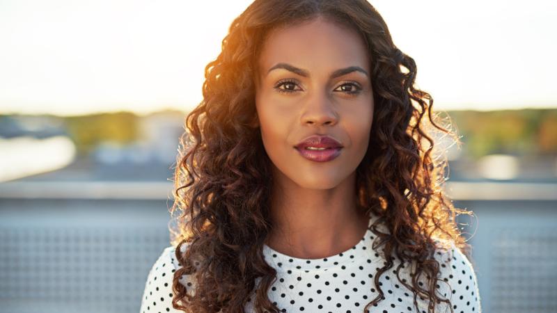 beautiful black woman