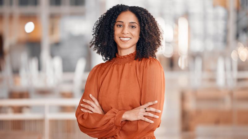 Confident woman